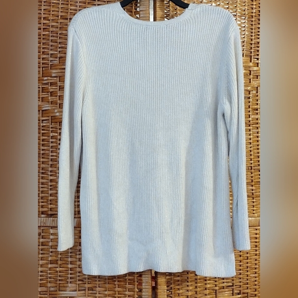 Chaps women's off white sweater - Picture 3 of 4
